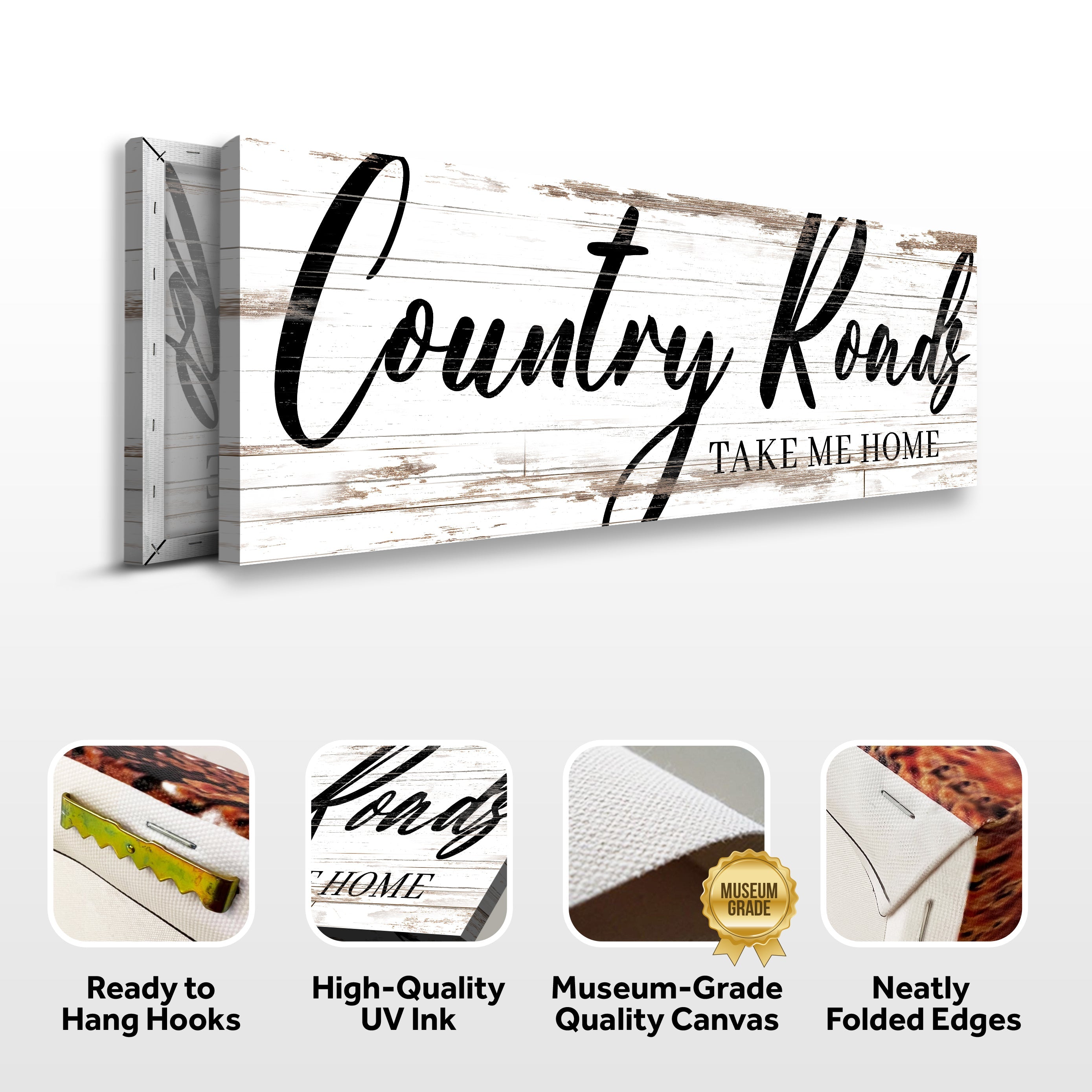 Country Roads Take Me Home Sign