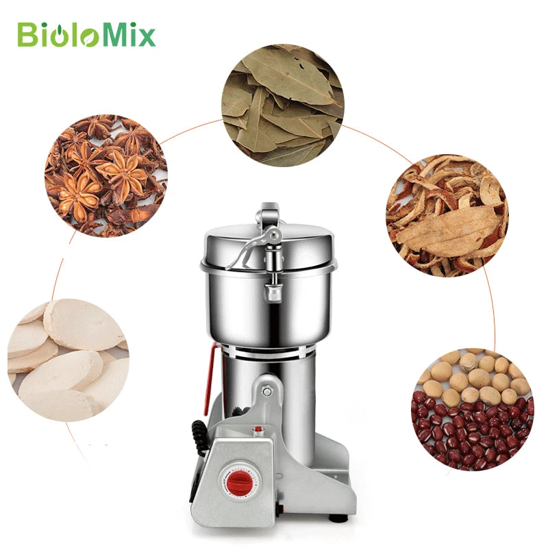 BioloMix Dry Food Grinder Mill 800g 700g