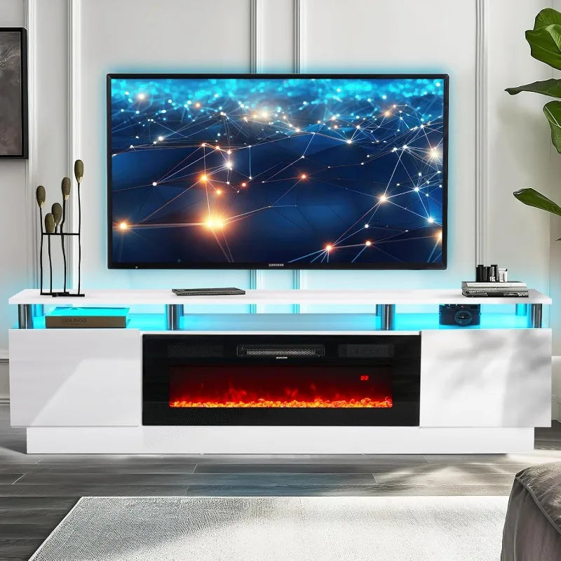 Fireplace TV Stand with 36" Electric Fireplace