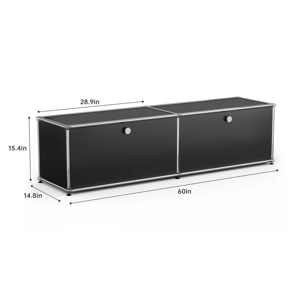 Modern Storage Cabinet Stainless Metal Organizer