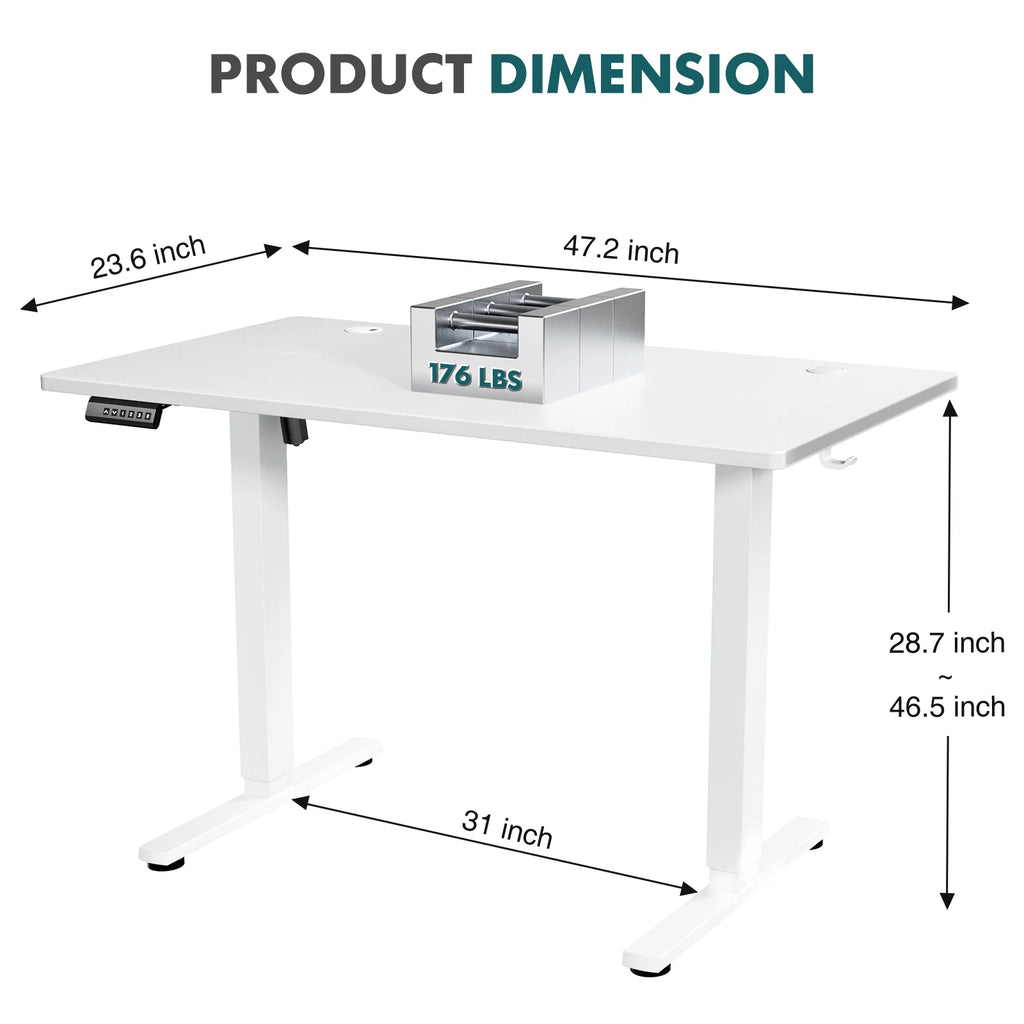 Ergonomic Electric Standing Desk Height Adjustable Computer Desk