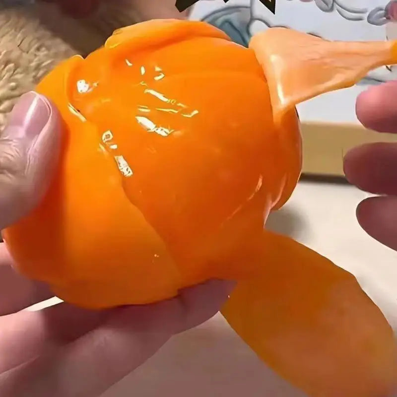 Realistic Orange Squeeze Toy