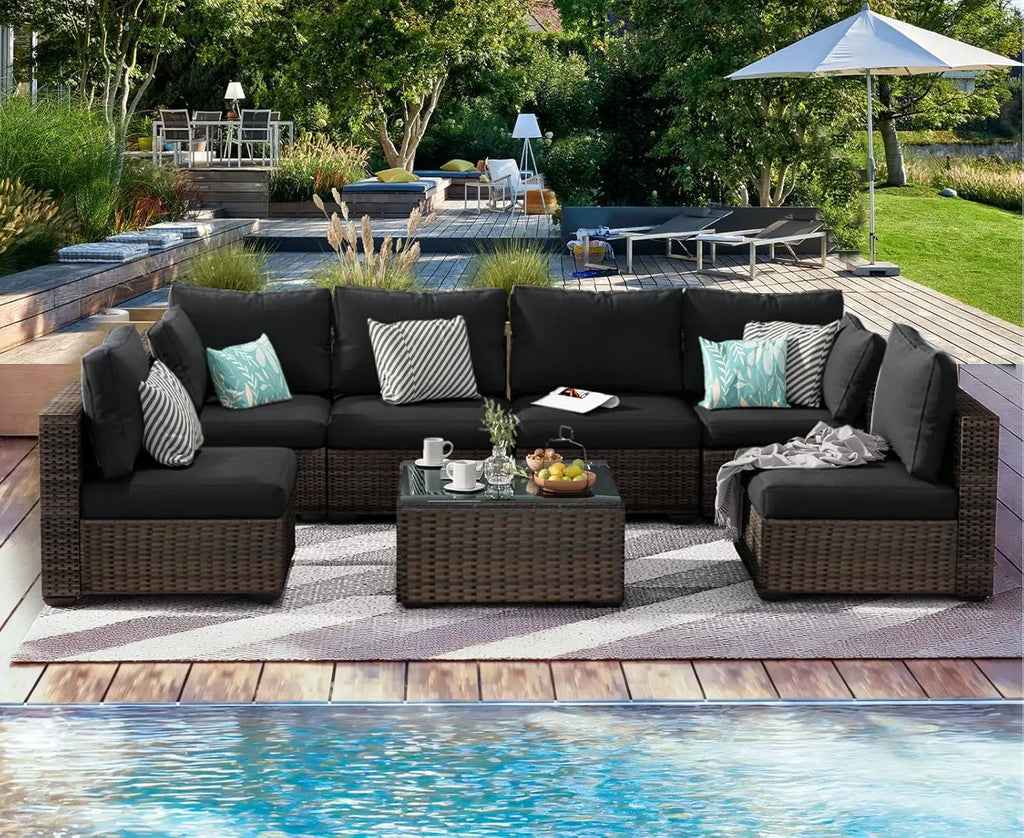 7 Pieces Patio Furniture Set