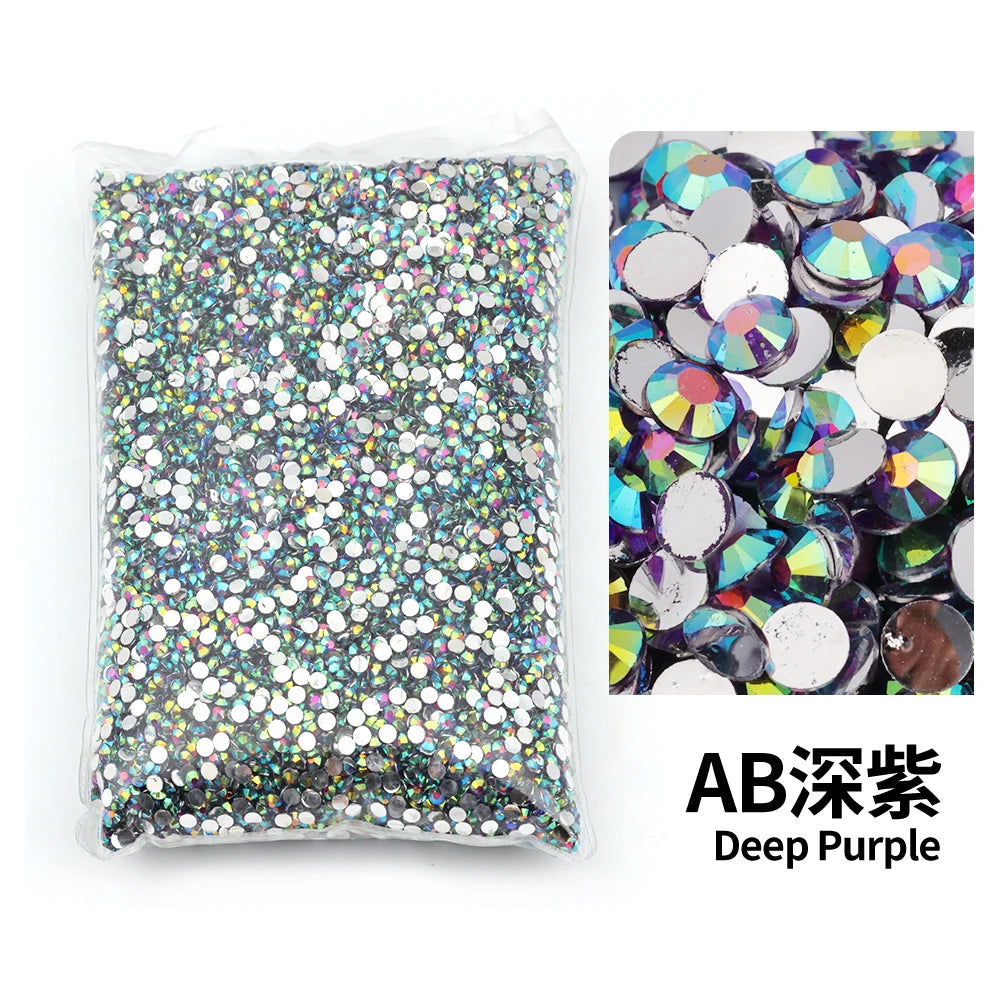Big Package 2-6mm Resin Nail DIY Glitters