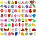 100 Pack Soft Mochi Squishy Fidget Toys