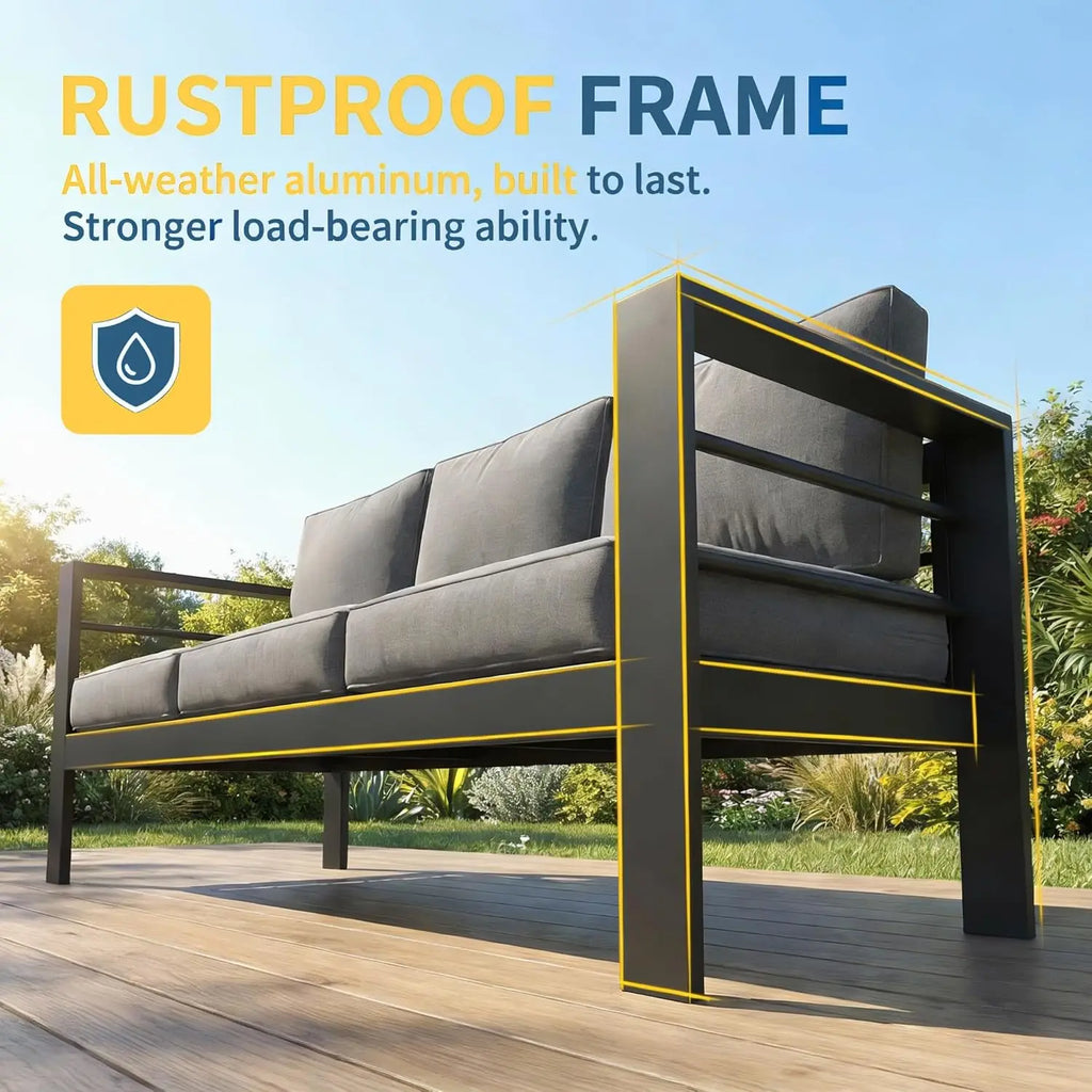 Aluminum Patio Furniture Set for All Weather