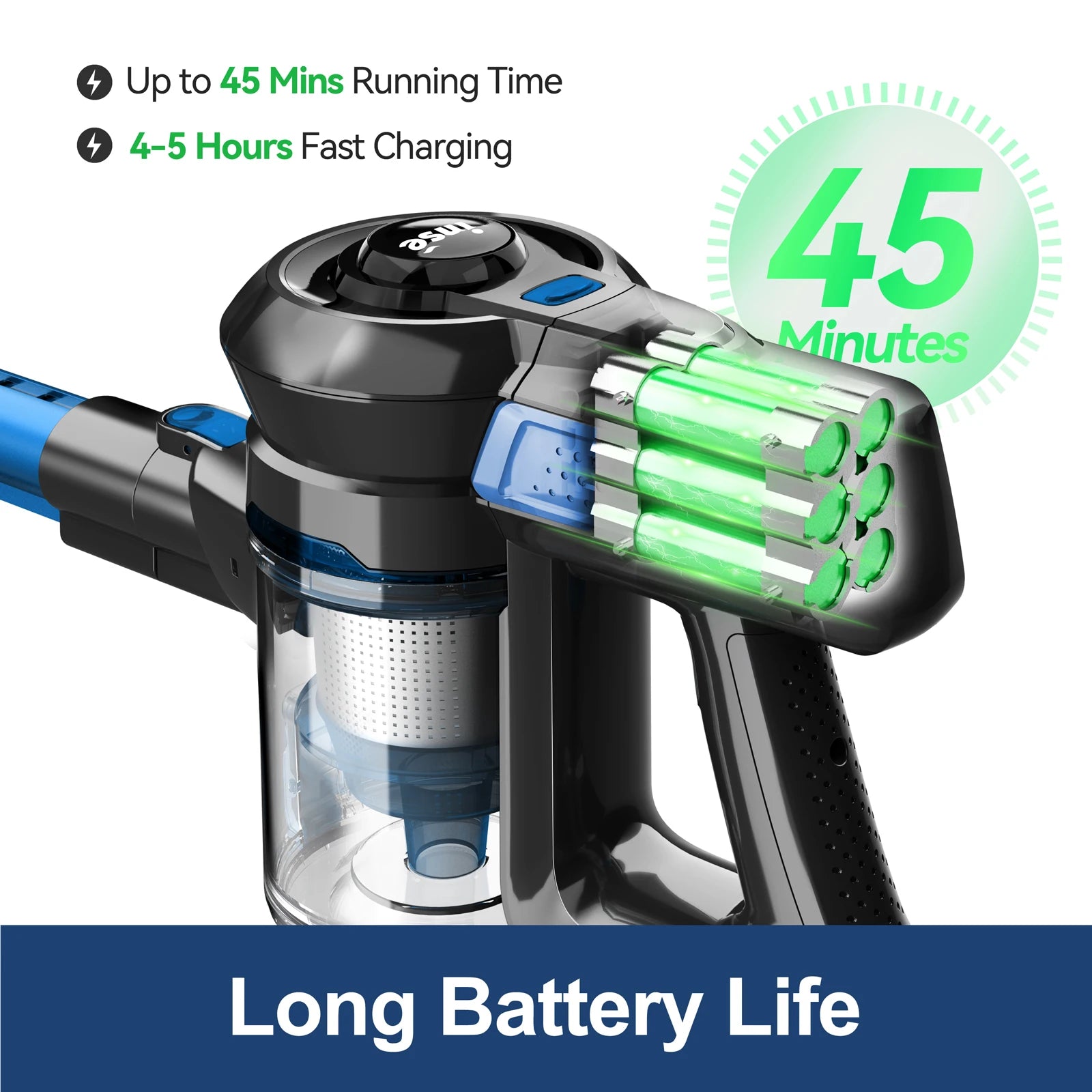 INSE N650 Cordless Vacuum Cleaner