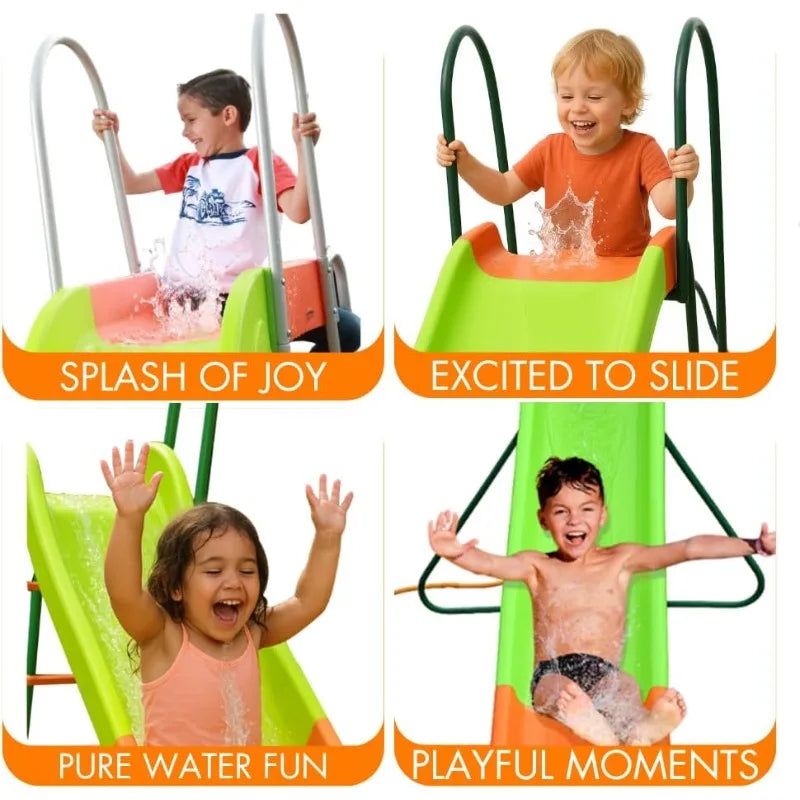 Playground Slide - Big Backyard Freestanding Plastic Slide