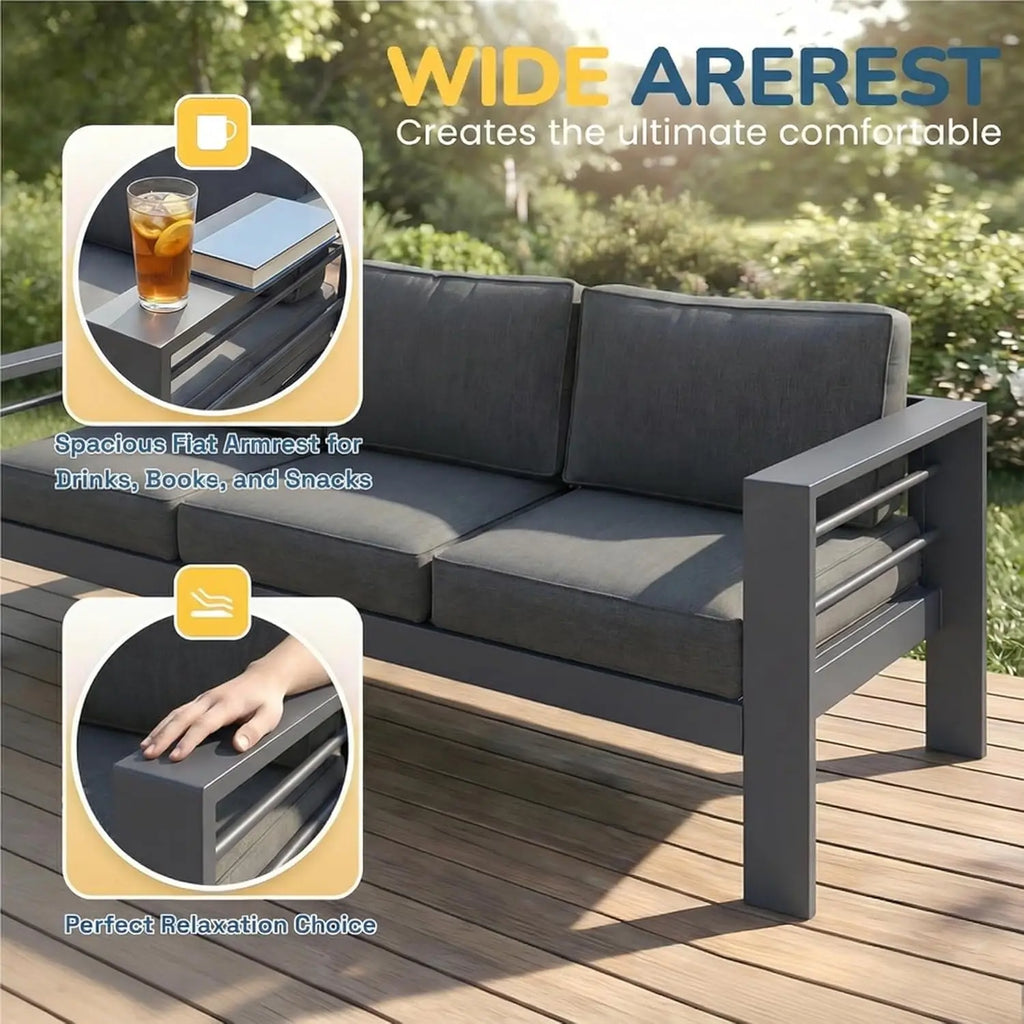 Aluminum Patio Furniture Set for All Weather