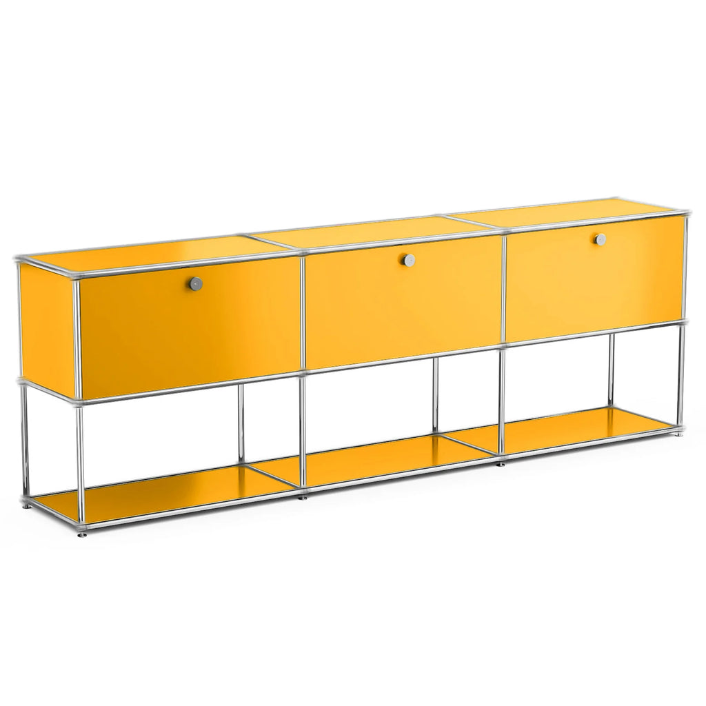 Modern Storage Cabinet Stainless Metal Organizer