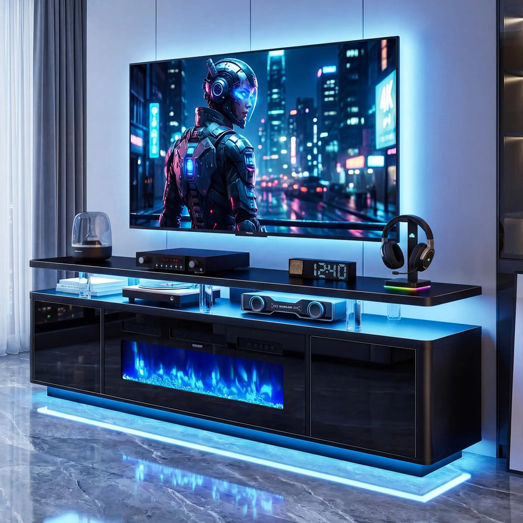 Fireplace TV Stand with 36" Electric Fireplace