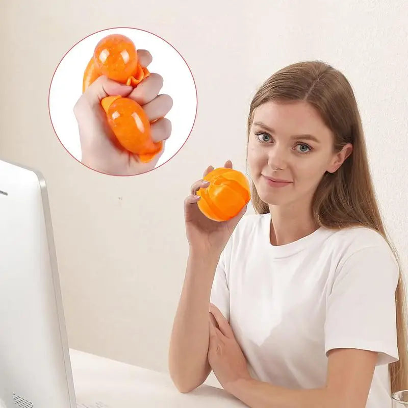 Realistic Orange Squeeze Toy
