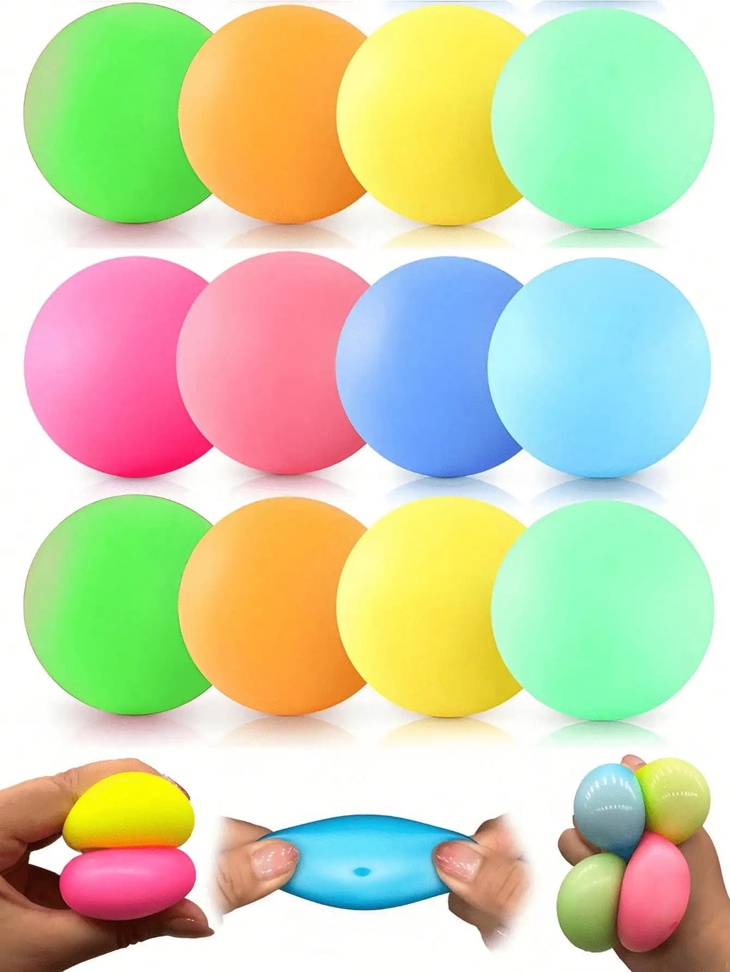 1PC Colorful Stress Relief Ball