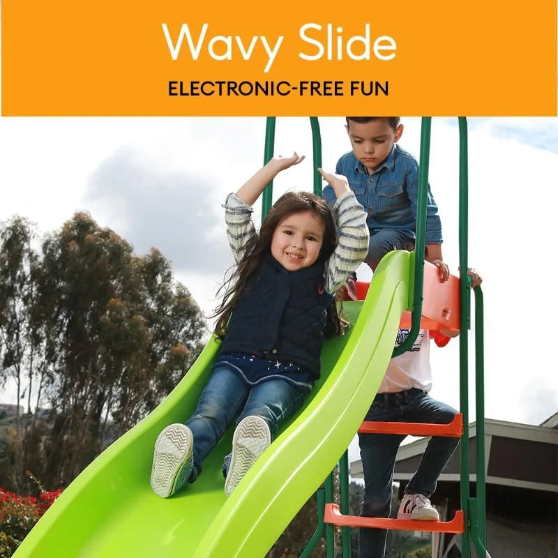 Playground Slide - Big Backyard Freestanding Plastic Slide