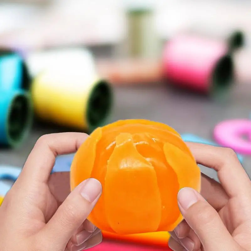 Realistic Orange Squeeze Toy