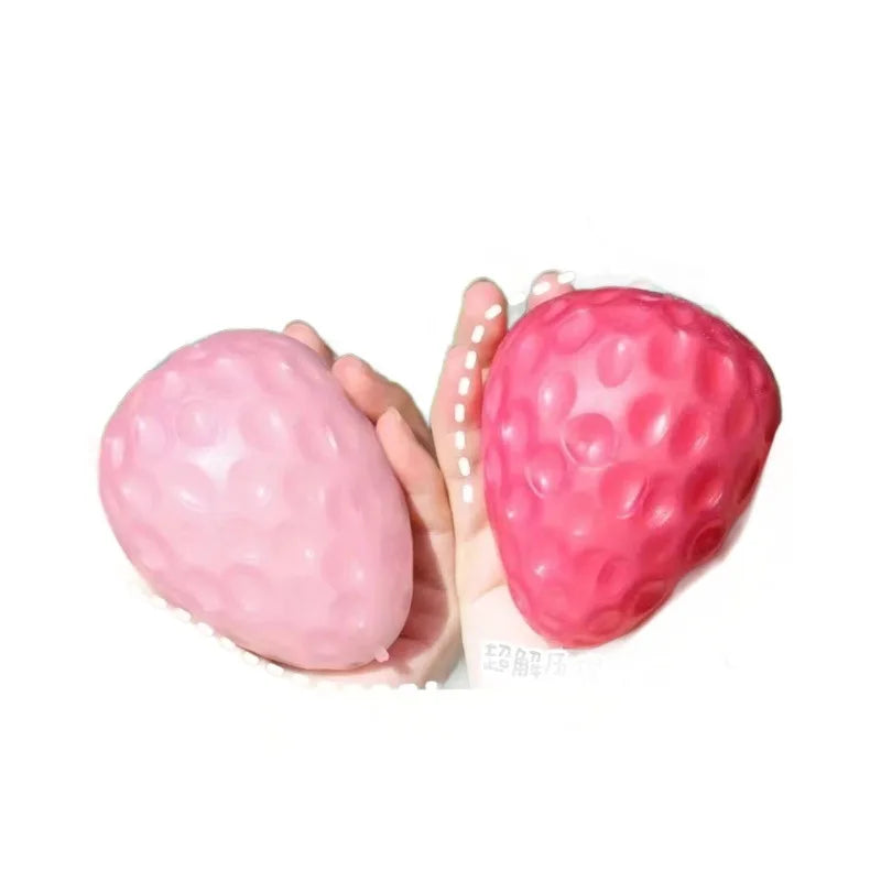 1PC Color Change Strawberry Squishy Toy