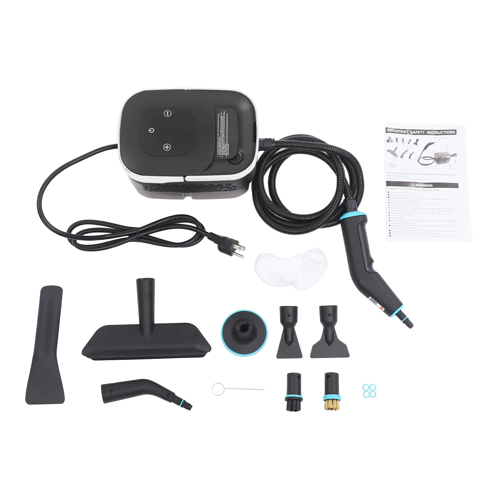 1500w Steam Cleaner Set
