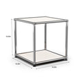Modern Storage Cabinet Stainless Metal Organizer