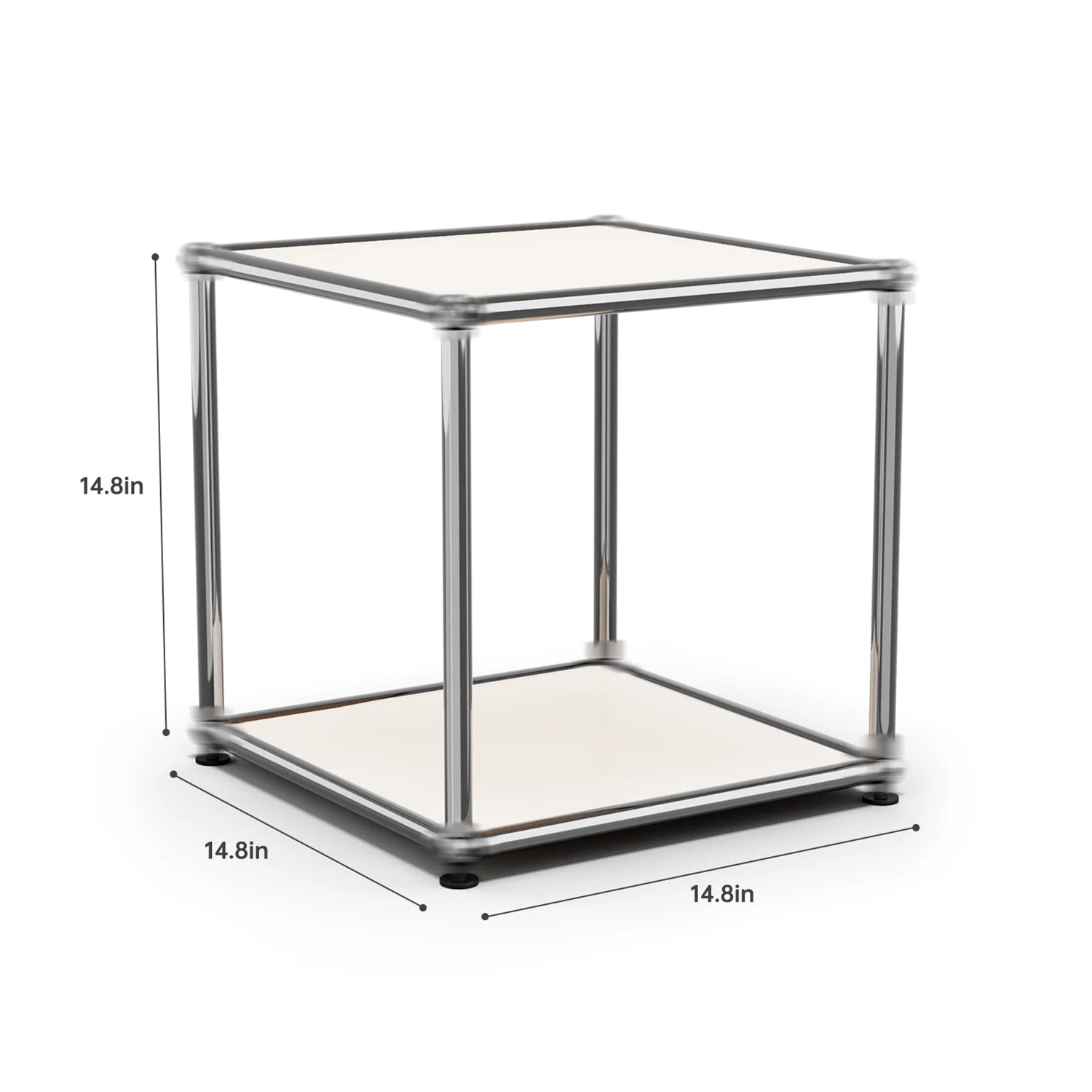 Modern Storage Cabinet Stainless Metal Organizer