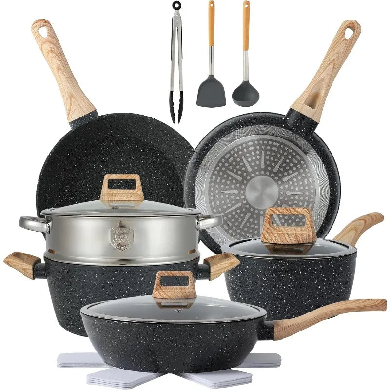 Pots and Pans Set Non Stick Cookware Set