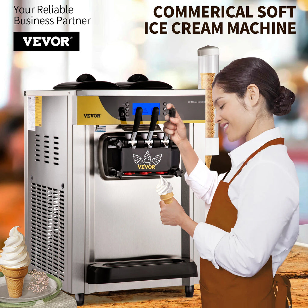 22-30 L/H Soft Ice Cream Machines