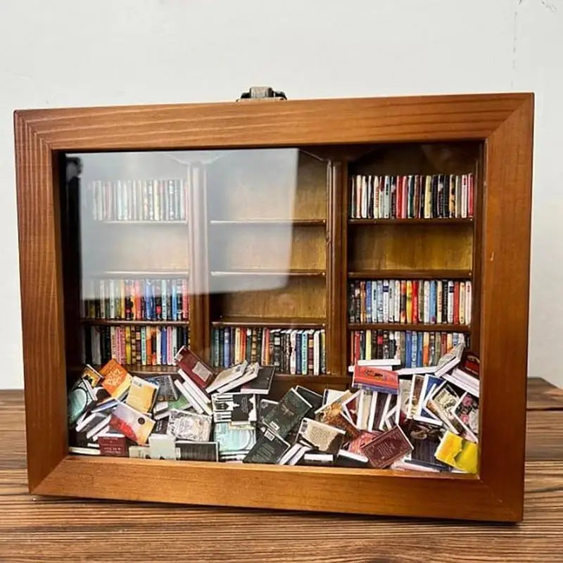 DIY Stress Reliever Wooden Library