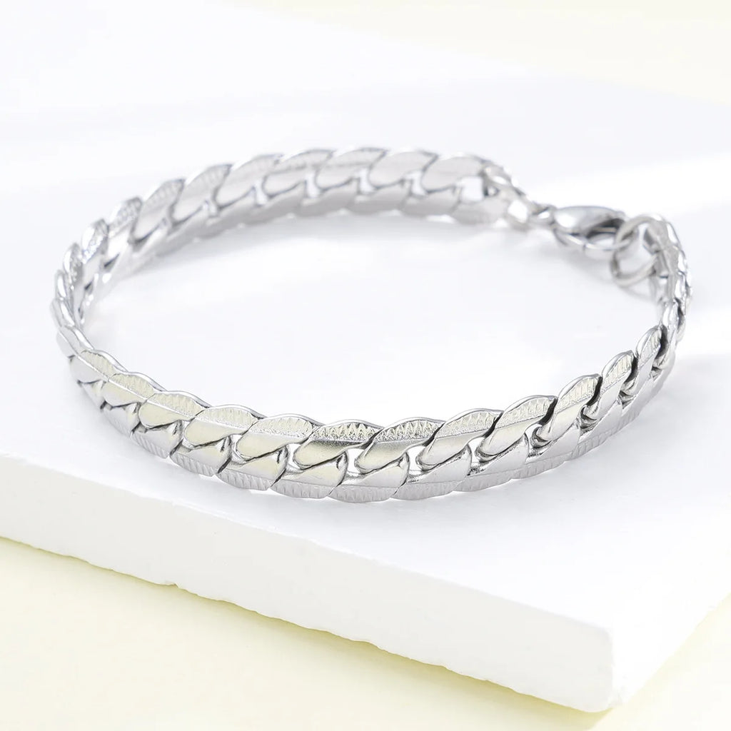 New Trendy Cuban Chain Men Bracelet