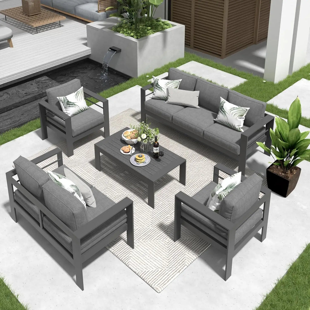 Aluminum Patio Furniture Set for All Weather