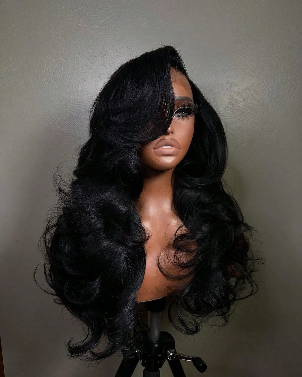 Chocolate Brown Body Wave 200% Human Hair Wigs