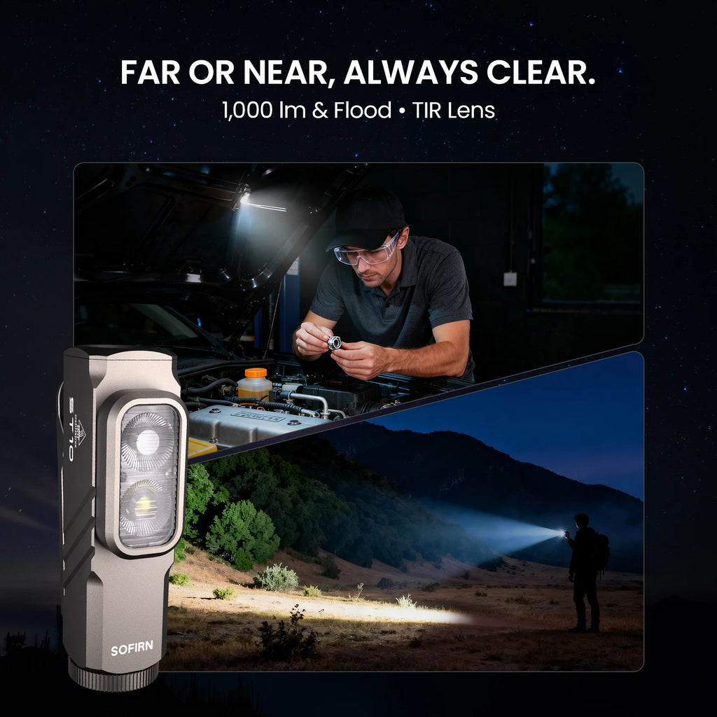 SOFIRN Mini ST10 1000LM EDC Flashlight
