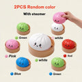 Large Dumpling Stress Ball with Steamer