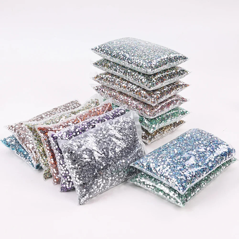 Big Package 2-6mm Resin Nail DIY Glitters