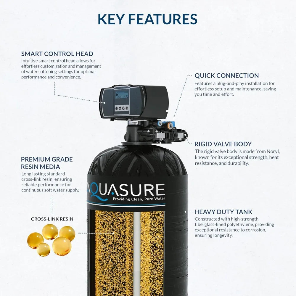 Harmony Series 48,000 Grains Whole House Water Softener