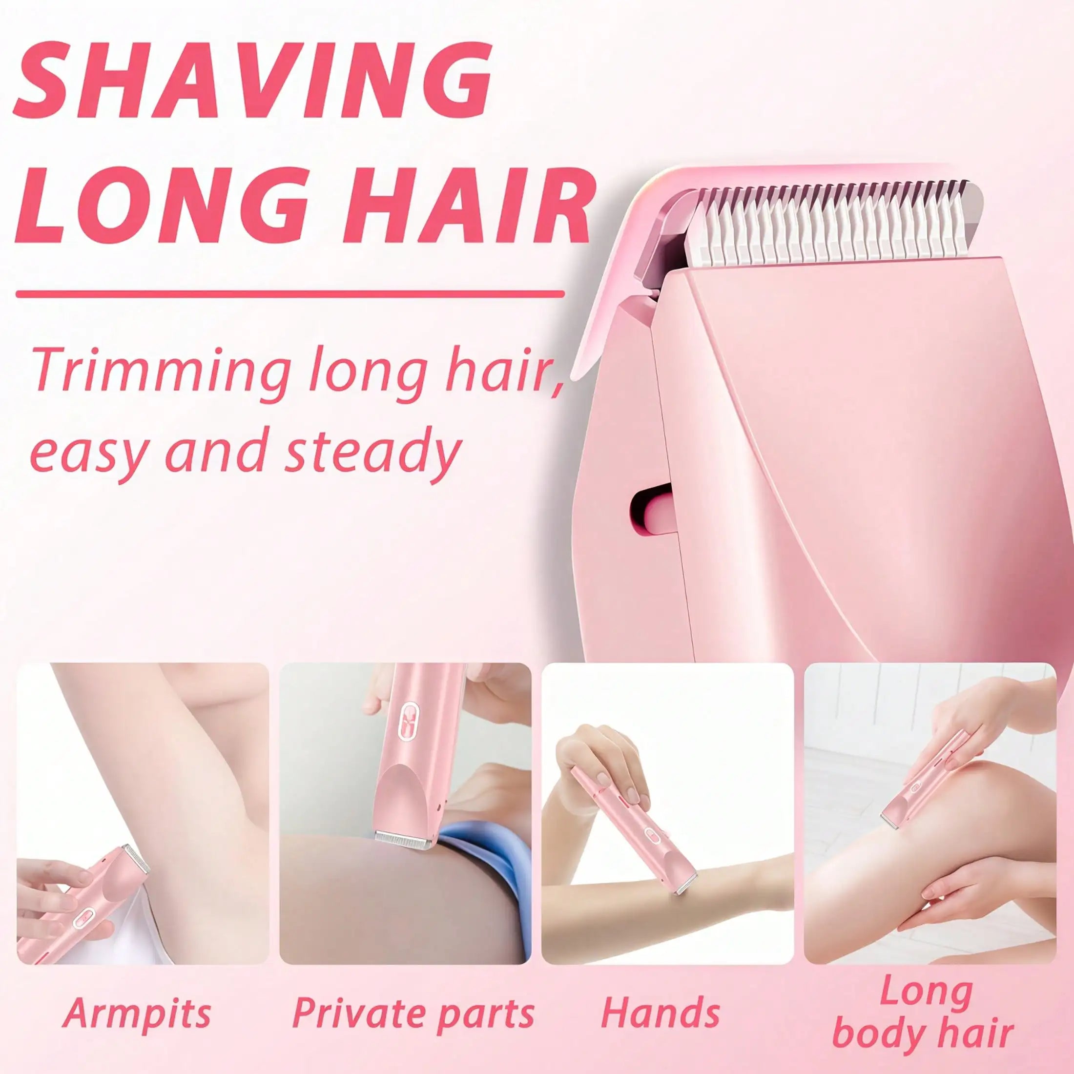Womens Shaver Dual-Head Bikini Trimmer