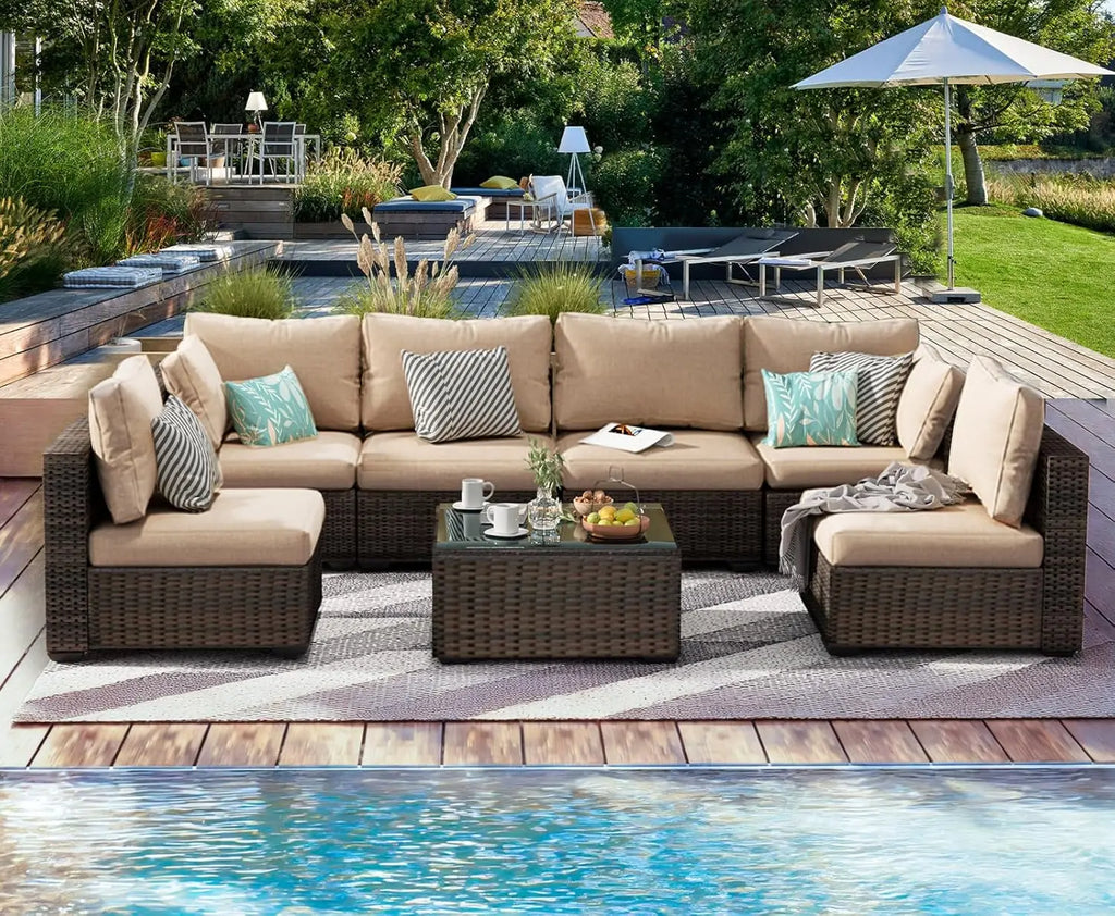7 Pieces Patio Furniture Set