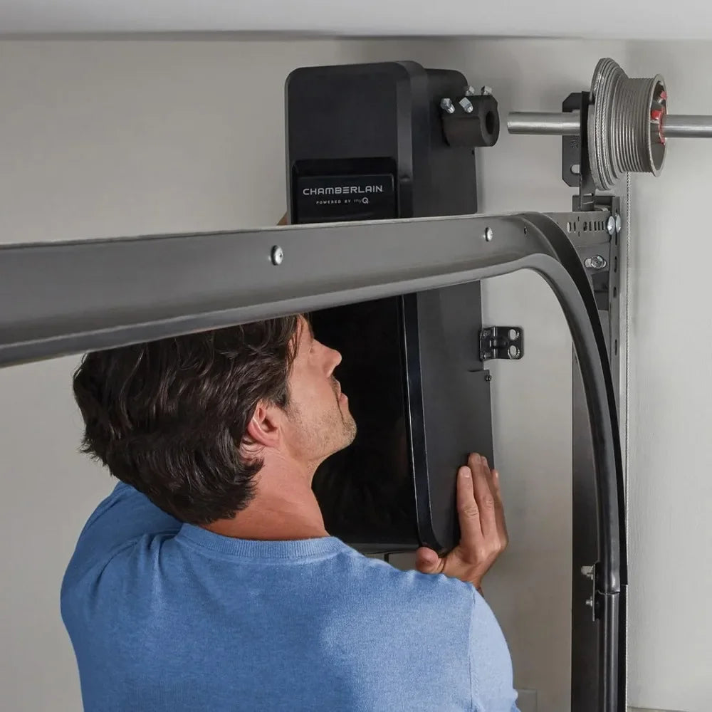 Ultra-Quiet Wall Mounted with Battery Backup and LED Lighting Garage Door Opener