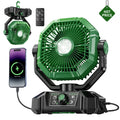 Camping Fan with LED Lantern