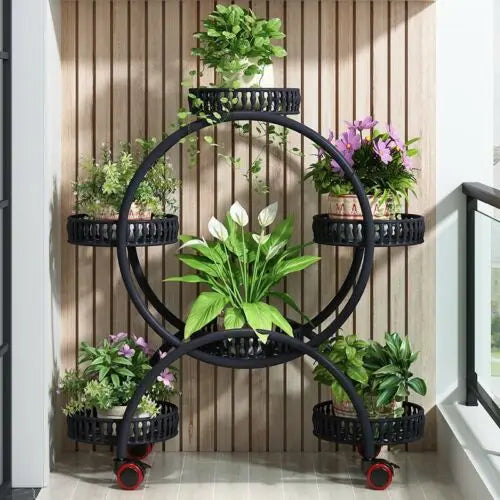 4 Layer 6 Pots Flower Holder Plant Stand