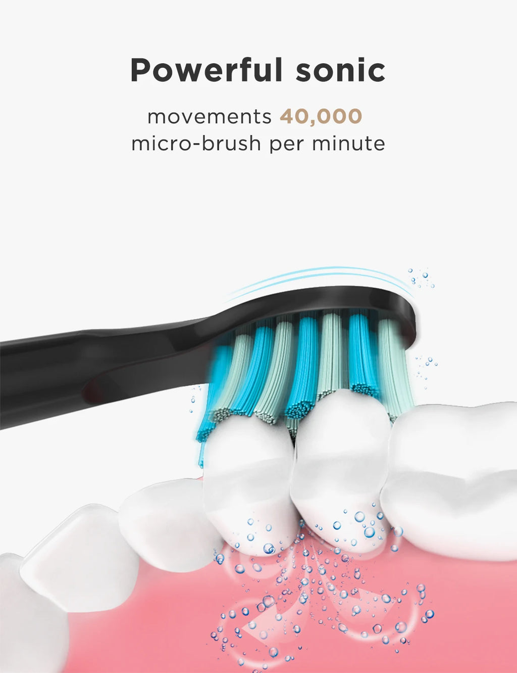 Sonic Electric Toothbrush FW-D7 set