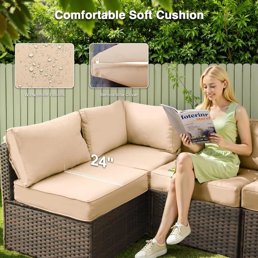 7 Pieces Patio Furniture Set