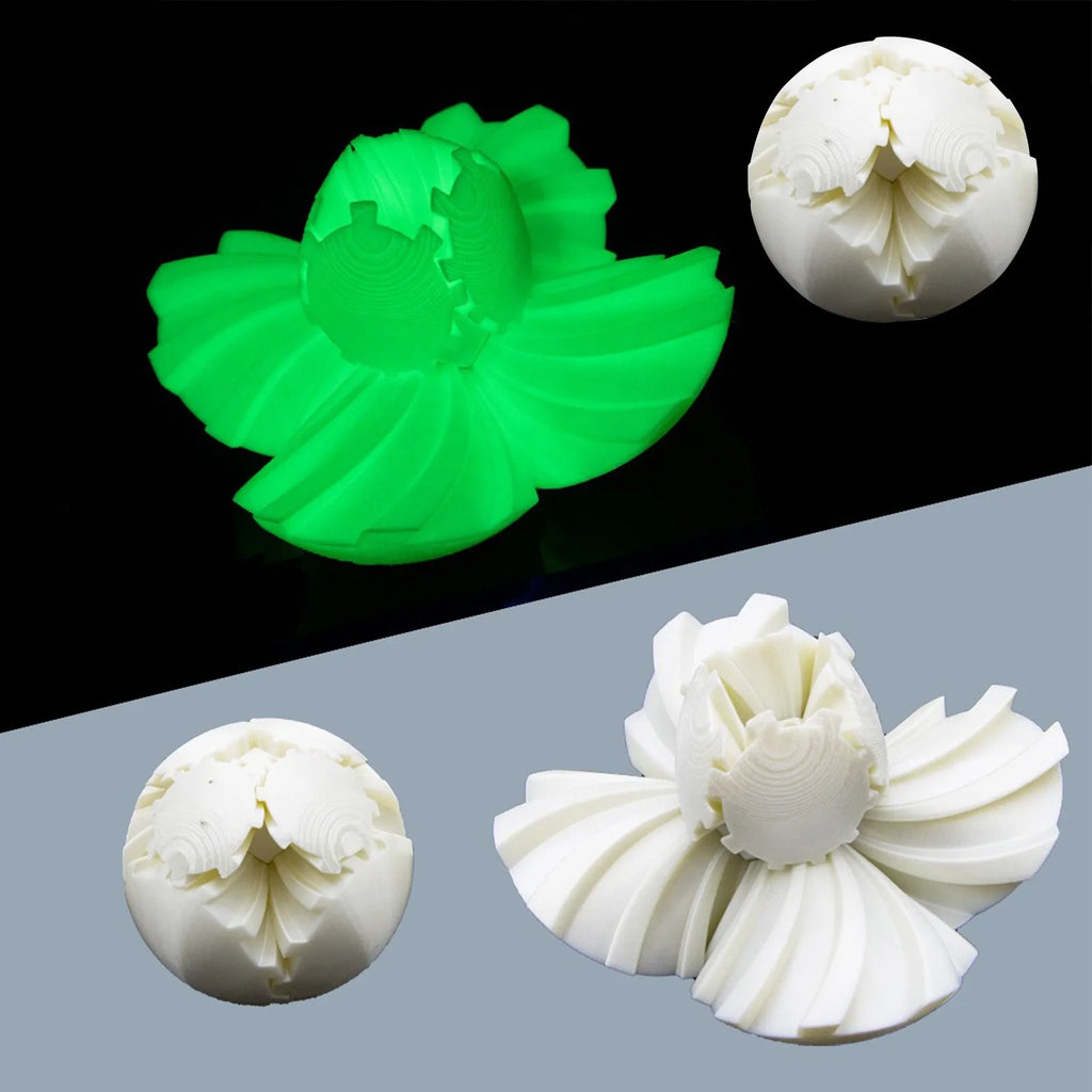 3d Printed Gear Ball Cube