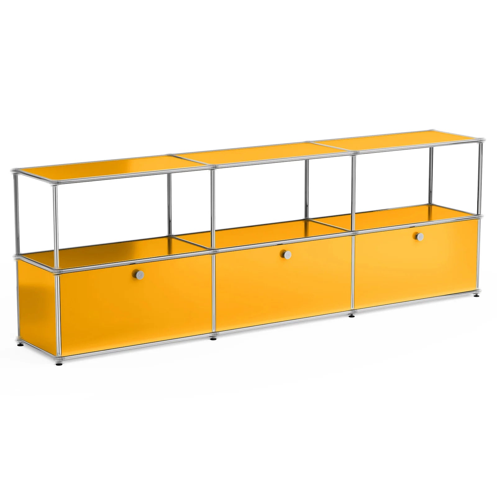 Modern Storage Cabinet Stainless Metal Organizer