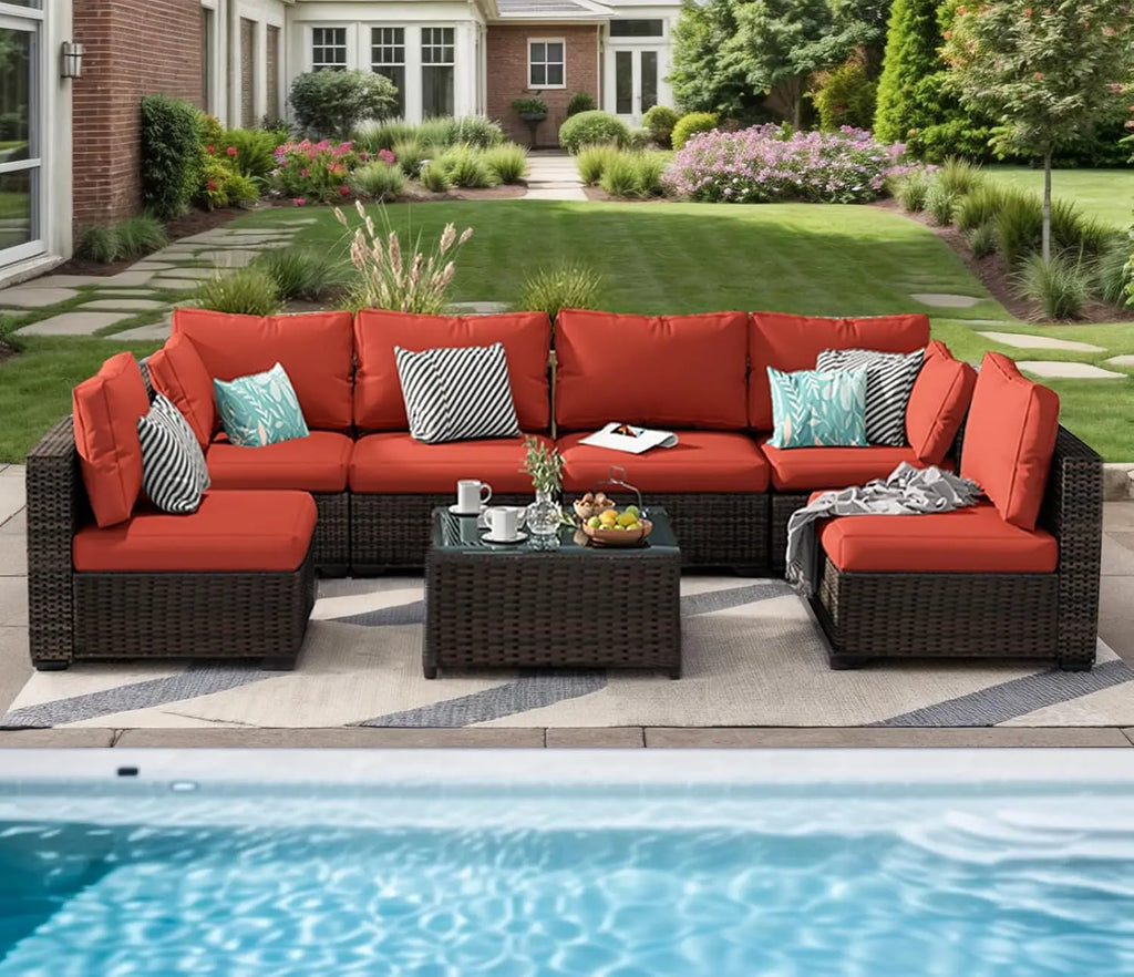 7 Pieces Patio Furniture Set