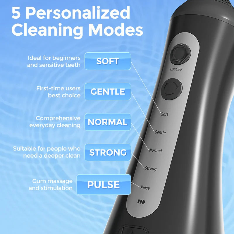 Water Flosser Teeth Picks 6 Jets 6 Modes