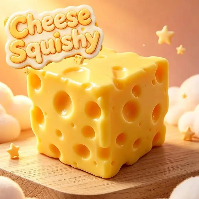 Cheese Squishy Stress Relief Toy