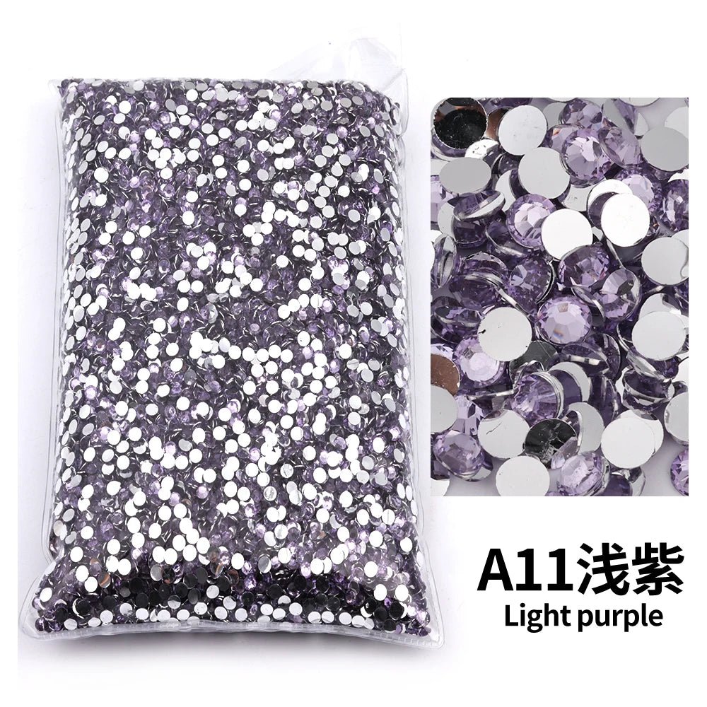 Big Package 2-6mm Resin Nail DIY Glitters