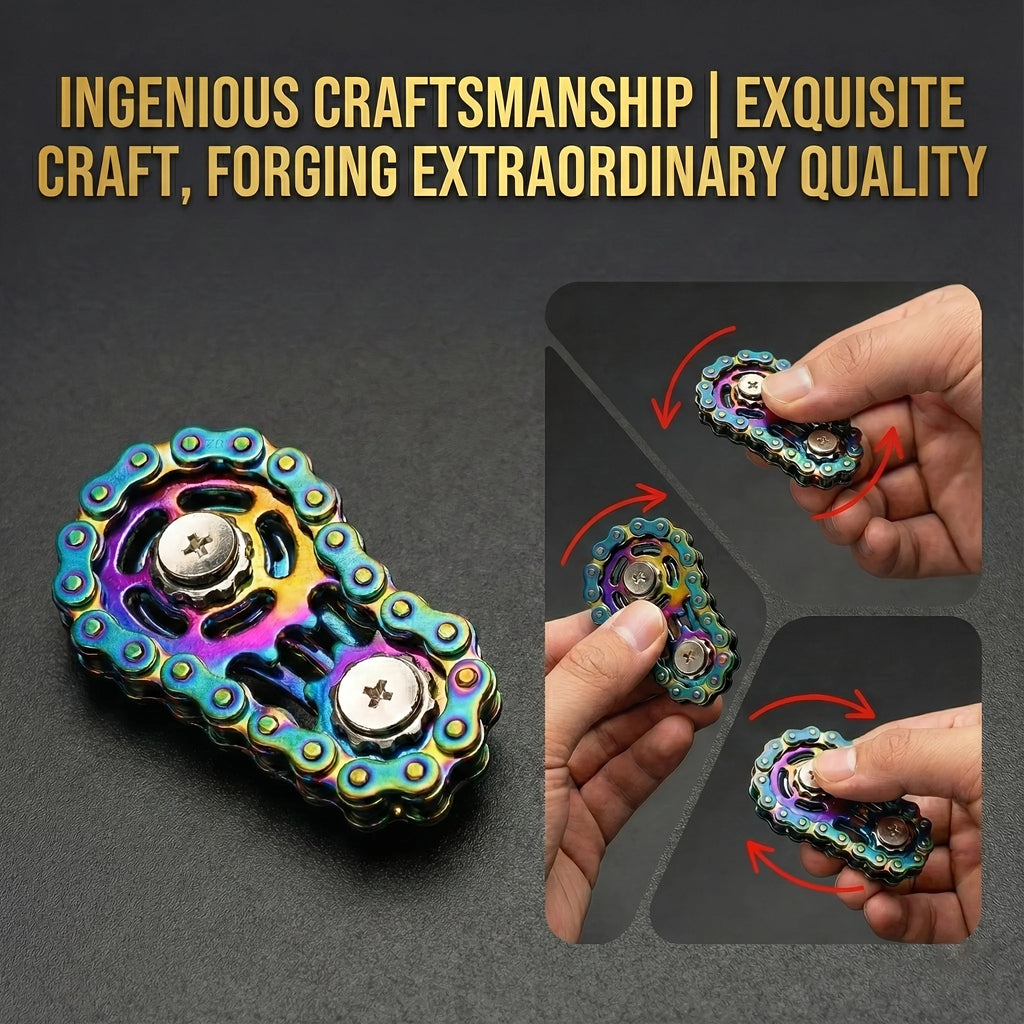 Bike Chain Fidget Spinner