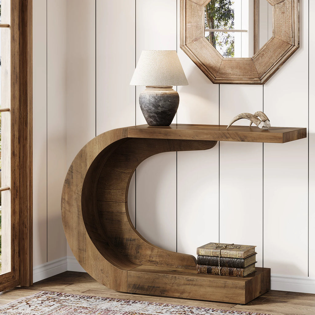 43.3" Mid-Century Modern Console Table