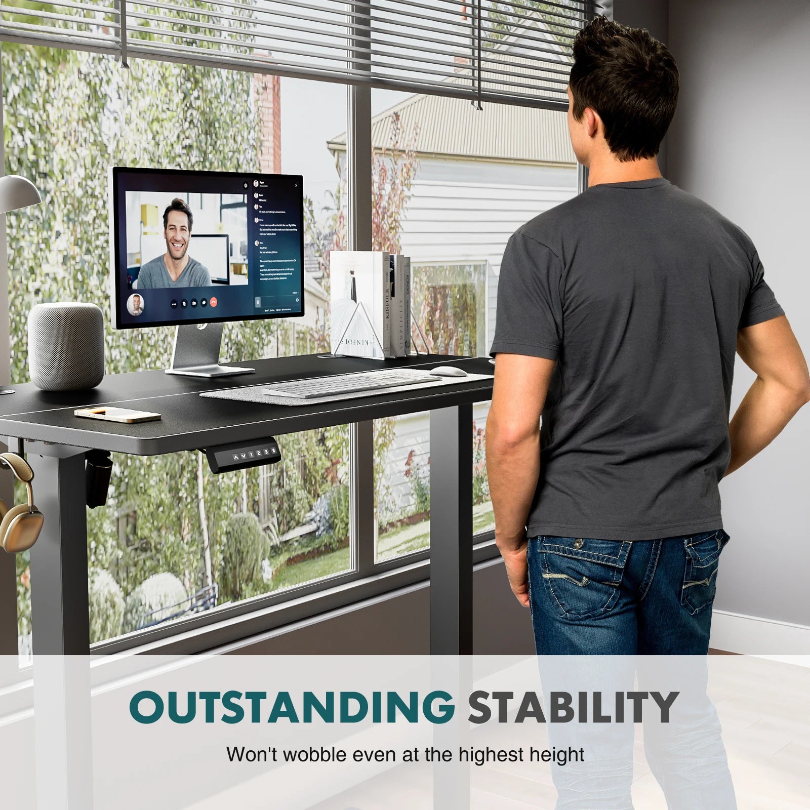 Ergonomic Electric Standing Desk Height Adjustable Computer Desk