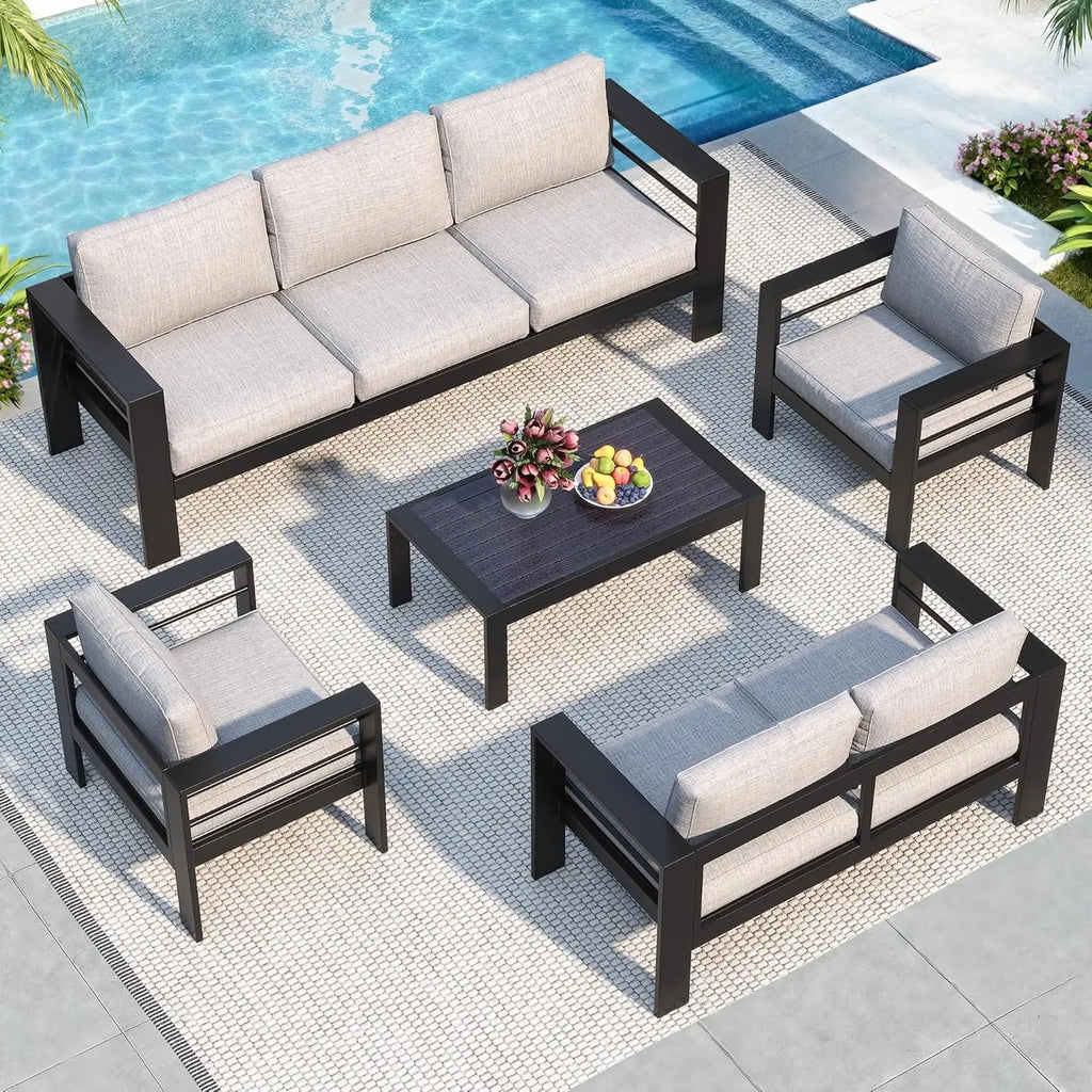 Aluminum Patio Furniture Set for All Weather